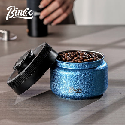 BINCOO Coffee Bean Airtight Canister Pressure-Sealed Vacuum Storage Jar Date-Recording Function Storage Tank 400/600/1200ML