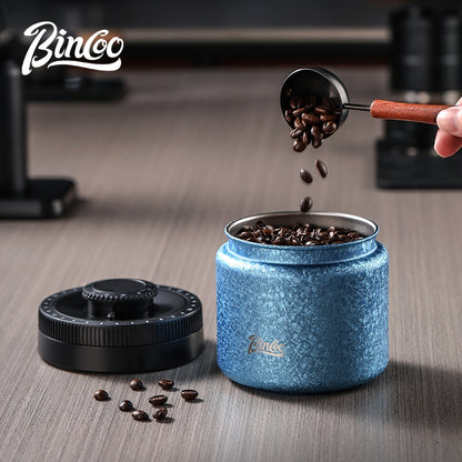 BINCOO Coffee Bean Airtight Canister Pressure-Sealed Vacuum Storage Jar Date-Recording Function Storage Tank 400/600/1200ML