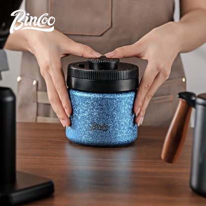 BINCOO Coffee Bean Airtight Canister Pressure-Sealed Vacuum Storage Jar Date-Recording Function Storage Tank 400/600/1200ML
