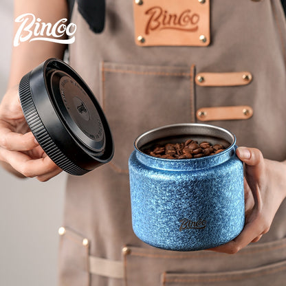 BINCOO Coffee Bean Airtight Canister Pressure-Sealed Vacuum Storage Jar Date-Recording Function Storage Tank 400/600/1200ML