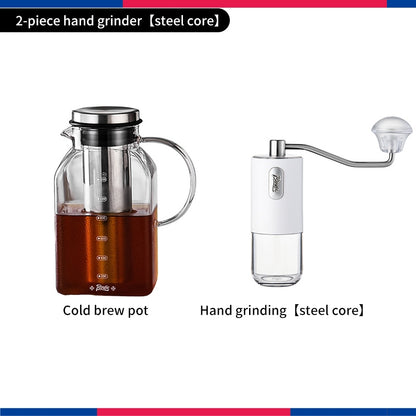 BINCOO Cold Brew Coffee Pot Home Glass Cold Water Kettle Cold Brew Fruit Tea Pot Large Capacity 1200ML
