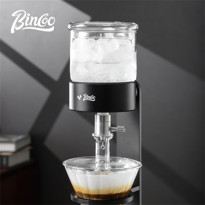 BINCOO L-Shaped Cold Brew Coffee Dripper Cold Brew Drip Coffee Maker Ice Brew Drip-Style Low-Temperature Slow-Brewed Coffee Extract