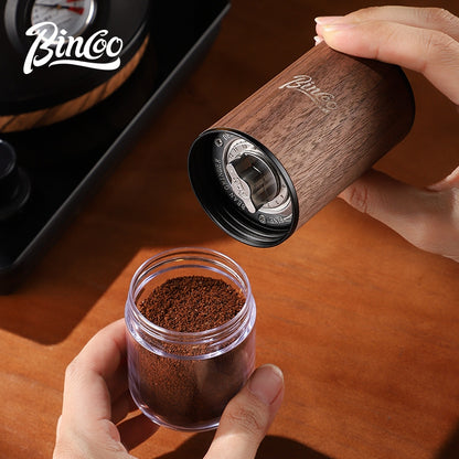 BINCOO Manual Coffee Grinder Coffee Bean Mill CNC420 6-Star Steel Core Portable for Home Office and Outdoor Use