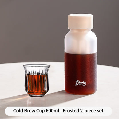 BINCOO 500ML Tritan Cold Brew Coffee Cup Accompanying Tea Cup  in Summer Portable Simple