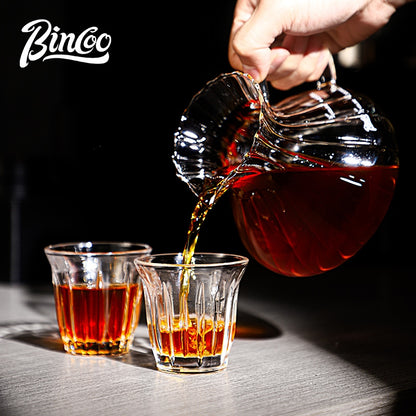 BINCOO Hand Brewing Coffee Maker Set Home Manual Coffee Grinder Pour-Over Coffee Maker with Thermometer Set