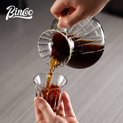 BINCOO Hand Brewing Coffee Maker Set Home Manual Coffee Grinder Pour-Over Coffee Maker with Thermometer Set