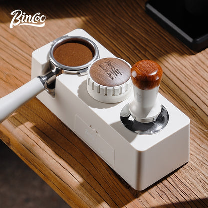 BINCOO Coffee Tamper Base Set Espresso Machine Handle Tamper Base Dose Dispenser Tamper Hammer Set Coffee Equipment Storage Set 51MM/58MM