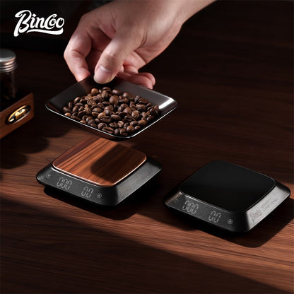 BINCOO Mini Coffee Digital Scale Portable Smart Scale for Weighing Espresso Coffee Beans Scale