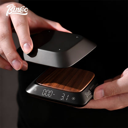 BINCOO Mini Coffee Digital Scale Portable Smart Scale for Weighing Espresso Coffee Beans Scale