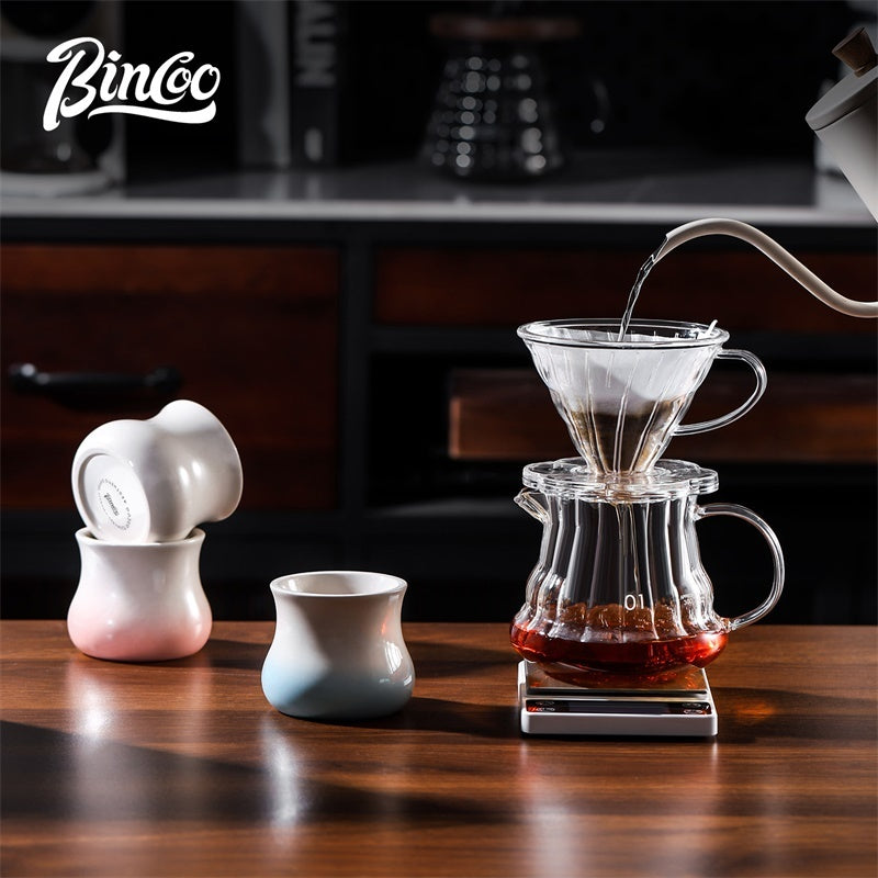 BINCOO Retro Pour-Over Coffee Tasting Cup Ceramic Minimalist Latte Mug Coffee Mug 150ML