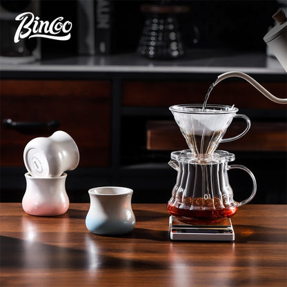 BINCOO Retro Pour-Over Coffee Tasting Cup Ceramic Minimalist Latte Mug Coffee Mug 150ML
