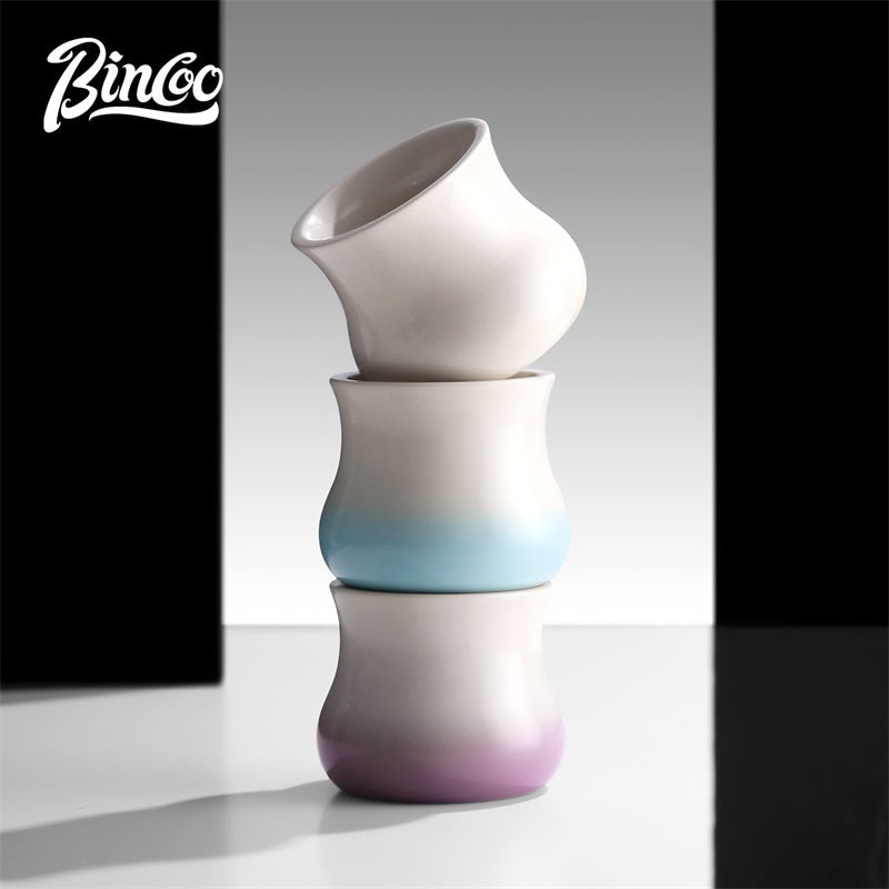 BINCOO Retro Pour-Over Coffee Tasting Cup Ceramic Minimalist Latte Mug Coffee Mug 150ML