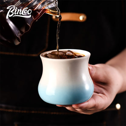 BINCOO Retro Pour-Over Coffee Tasting Cup Ceramic Minimalist Latte Mug Coffee Mug 150ML