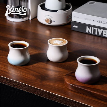 BINCOO Retro Pour-Over Coffee Tasting Cup Ceramic Minimalist Latte Mug Coffee Mug 150ML