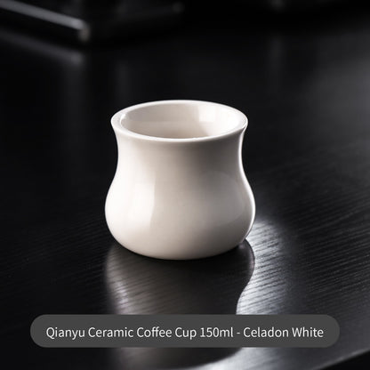 BINCOO Retro Pour-Over Coffee Tasting Cup Ceramic Minimalist Latte Mug Coffee Mug 150ML