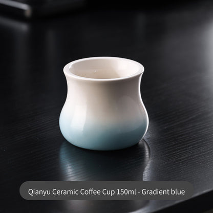 BINCOO Retro Pour-Over Coffee Tasting Cup Ceramic Minimalist Latte Mug Coffee Mug 150ML