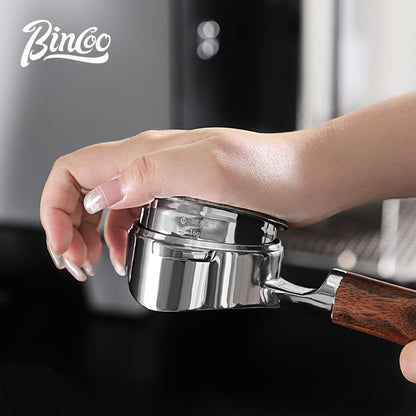 BINCOO Titanium Coffee Precision Powder Bowl Espresso Machine Handle Extraction Powder Bowl 58.5mm Italian Accessory 18g