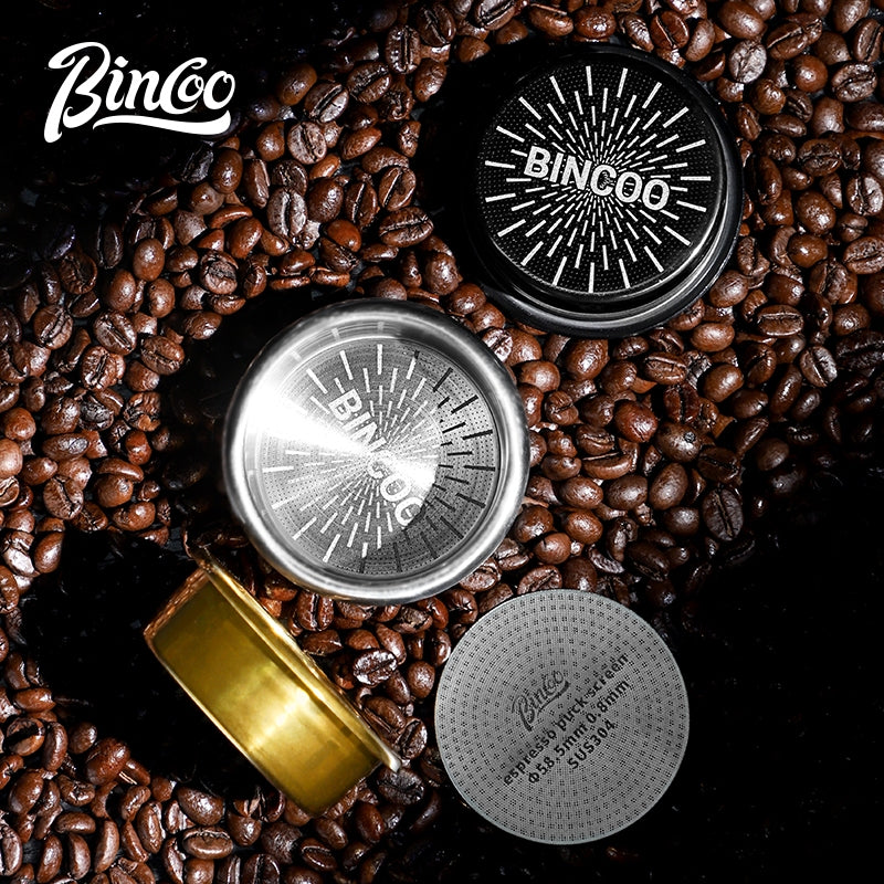 BINCOO Titanium Coffee Precision Powder Bowl Espresso Machine Handle Extraction Powder Bowl 58.5mm Italian Accessory 18g