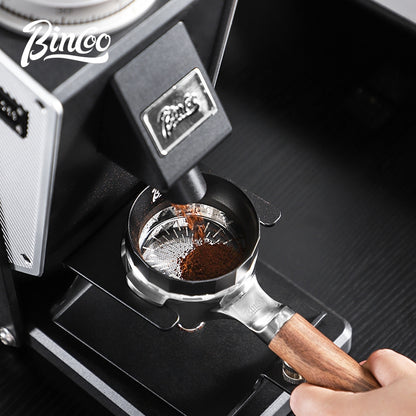 BINCOO Titanium Coffee Precision Powder Bowl Espresso Machine Handle Extraction Powder Bowl 58.5mm Italian Accessory 18g