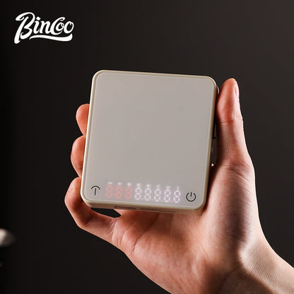 BINCOO Coffee Digital Scale Smart Timing Scale Compact Mini Portable Coffee Scale Precision 0.1g