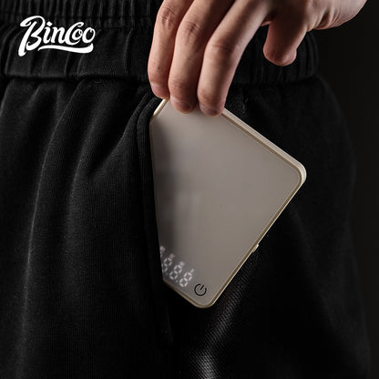 BINCOO Coffee Digital Scale Smart Timing Scale Compact Mini Portable Coffee Scale Precision 0.1g