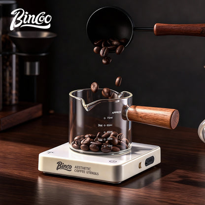 BINCOO Coffee Digital Scale Smart Timing Scale Compact Mini Portable Coffee Scale Precision 0.1g