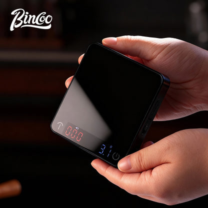 BINCOO Coffee Digital Scale Smart Timing Scale Compact Mini Portable Coffee Scale Precision 0.1g