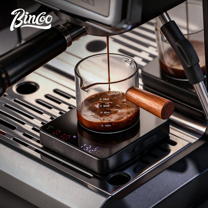 BINCOO Coffee Digital Scale Smart Timing Scale Compact Mini Portable Coffee Scale Precision 0.1g