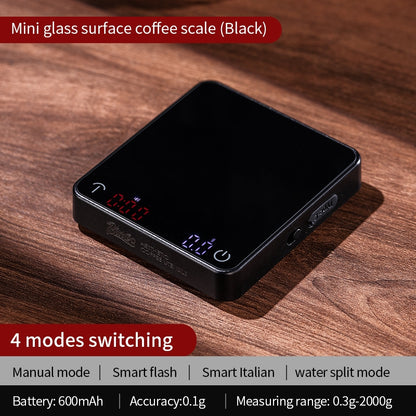 BINCOO Coffee Digital Scale Smart Timing Scale Compact Mini Portable Coffee Scale Precision 0.1g