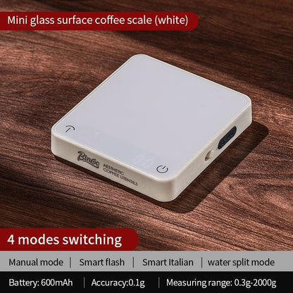 BINCOO Coffee Digital Scale Smart Timing Scale Compact Mini Portable Coffee Scale Precision 0.1g