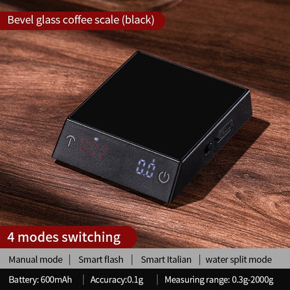 BINCOO Coffee Digital Scale Smart Timing Scale Compact Mini Portable Coffee Scale Precision 0.1g