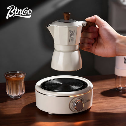 BINCOO Coffee Electric Stove Moka Pot Home Coffee Maker Heating Stove Suitable for Home Office and Outdoor