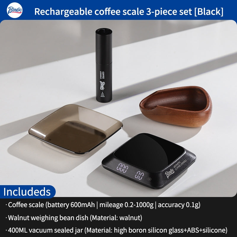 BINCOO Mini Coffee Digital Scale Portable Smart Scale for Weighing Espresso Coffee Beans Scale