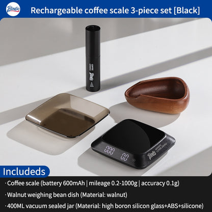 BINCOO Mini Coffee Digital Scale Portable Smart Scale for Weighing Espresso Coffee Beans Scale