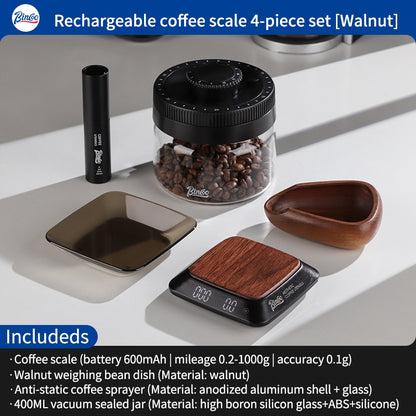 BINCOO Mini Coffee Digital Scale Portable Smart Scale for Weighing Espresso Coffee Beans Scale