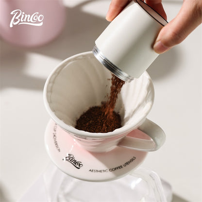 BINCOO Ceramic Filter Cup V60 Coffee Dripper Sharing Pot Filter Paper Drip American Pour-Over Coffee Maker Set