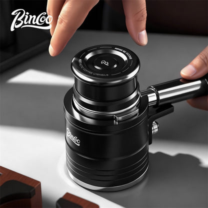Bincoo 58MM Coffee Distributor Cloth Powder Dispenser Magnetic Fabric Powder Collector Cyclone Coffee Tamper