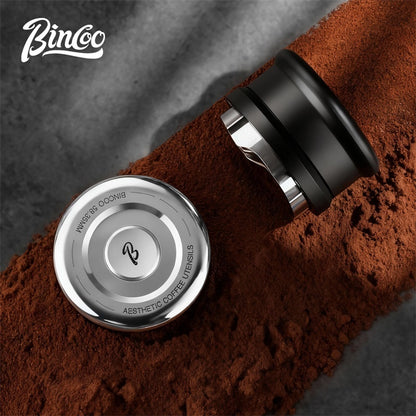 Bincoo 58MM Coffee Distributor Cloth Powder Dispenser Magnetic Fabric Powder Collector Cyclone Coffee Tamper