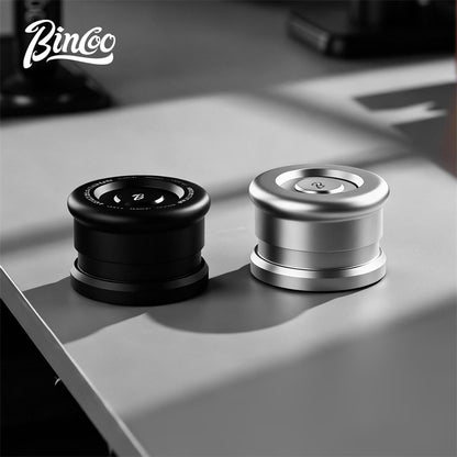 Bincoo 58MM Coffee Distributor Cloth Powder Dispenser Magnetic Fabric Powder Collector Cyclone Coffee Tamper