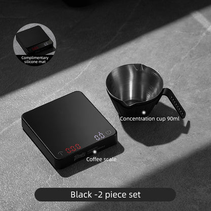 BINCOO Coffee Digital Scale Smart Timing Scale Compact Mini Portable Coffee Scale Precision 0.1g