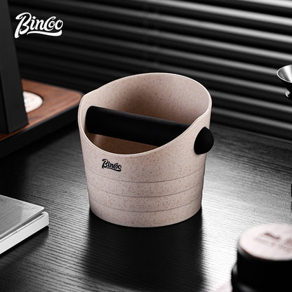 BINCOO Coffee Grounds Knocker Bucket Barista Grounds Container Espresso Cleaning and Storage Tool 0.5L/1.2L