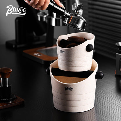 BINCOO Coffee Grounds Knocker Bucket Barista Grounds Container Espresso Cleaning and Storage Tool 0.5L/1.2L