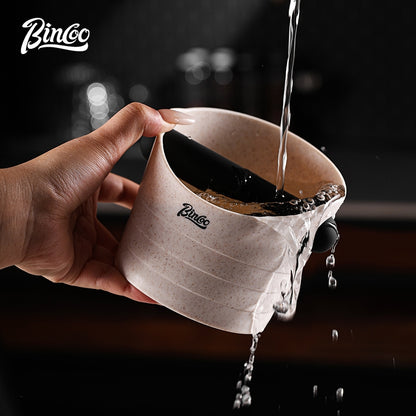 BINCOO Coffee Grounds Knocker Bucket Barista Grounds Container Espresso Cleaning and Storage Tool 0.5L/1.2L