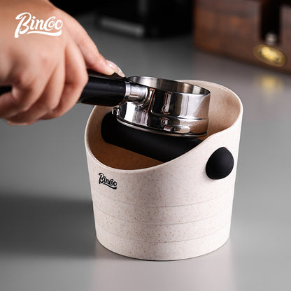 BINCOO Coffee Grounds Knocker Bucket Barista Grounds Container Espresso Cleaning and Storage Tool 0.5L/1.2L