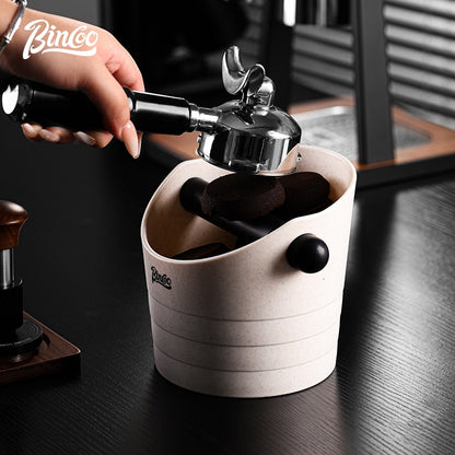 BINCOO Coffee Grounds Knocker Bucket Barista Grounds Container Espresso Cleaning and Storage Tool 0.5L/1.2L