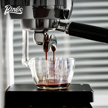 BINCOO Espresso Cup Ounce Cup Glass Measuring Cup with Graduations Milk Jug 120ML