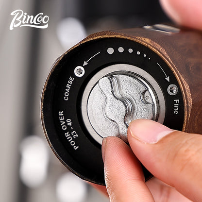 BINCOO Electric Coffee Grinder Portable Hand-Drip Espresso Machine Home Coffee Bean Automatic Grinder with Steel Core