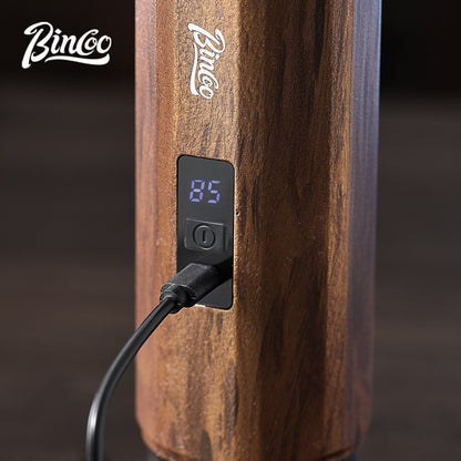 BINCOO Electric Coffee Grinder Portable Hand-Drip Espresso Machine Home Coffee Bean Automatic Grinder with Steel Core