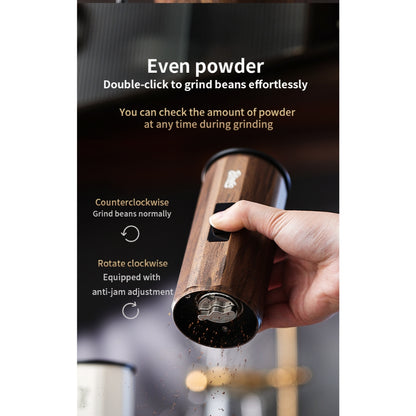 BINCOO Electric Coffee Grinder Portable Hand-Drip Espresso Machine Home Coffee Bean Automatic Grinder with Steel Core