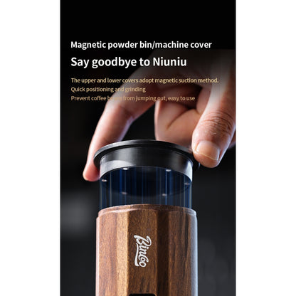BINCOO Electric Coffee Grinder Portable Hand-Drip Espresso Machine Home Coffee Bean Automatic Grinder with Steel Core